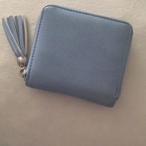 Charming Charlie’s baby blue wallet